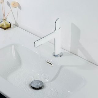 Смеситель для раковины Gappo G1052-88 белый/хром